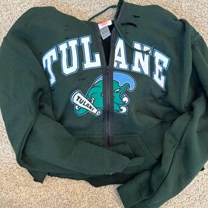 tulane zip up